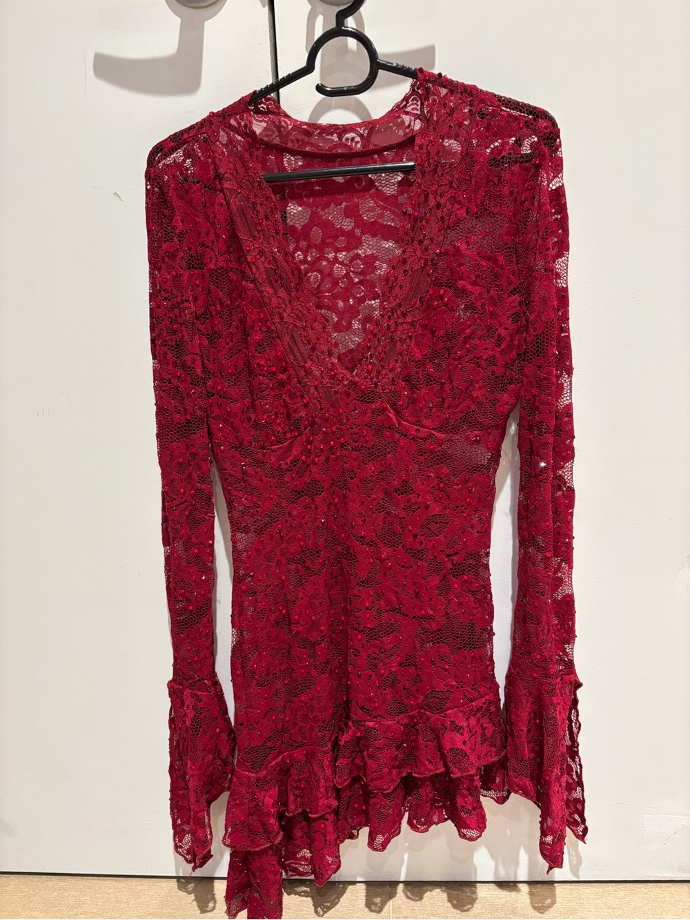 Lace dress dance costume